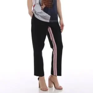 N°21 Cargo style trousers with pink bands Size Small