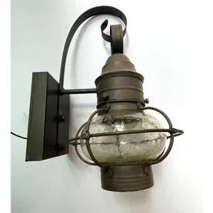 Nantucket 14-1/2" Outdoor Wall Light Lantern Sconce Rustic Farmhouse