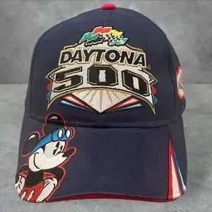 NASCAR Daytona 500 Navy Cap with Mickey Mouse