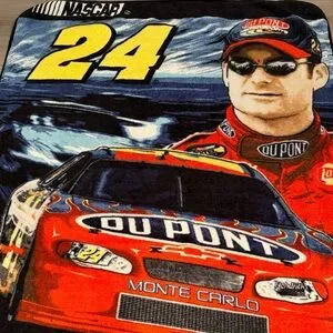 NASCAR Jeff Gordon Racing Blanket 56x48in No Stains Or Wear