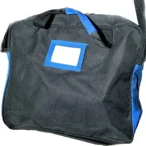 NATIONAL HIGH SCHOOL RODEO ASSOC MESSENGER CANVAS LAPTOP SHOULDER BAG W/POCKETS