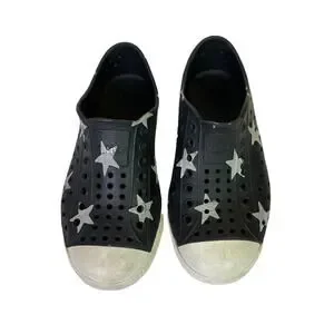 Native Jefferson Navy Blue Stars Slip On Water Shoes Size 11