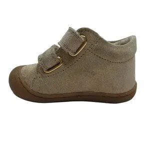 Naturino Cocoon VL First Step Shoes Gold Shimmer Leather Baby 6-12 Months
