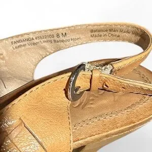 Naya Tan Open-Toe Sandals