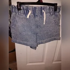 Neiman Marcus Light Blue Jean Shorts