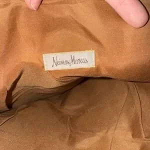 Neiman Marcus Tan & Black Leopard Print Tote Bag