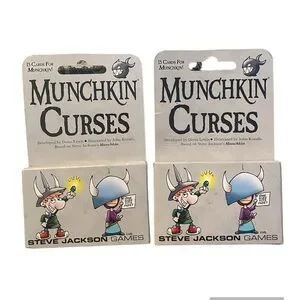 New 2 /$18 2 Packs Munchkin Curses Card Game