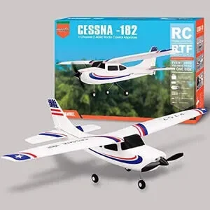 New 3Ch Radio Control Airplane 2.4G Cessna 182 Ready To Fly
