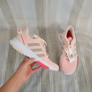 NEW Adidas Racer TR 2.0 Running Shoes Sneakers Coral Size Kids 6