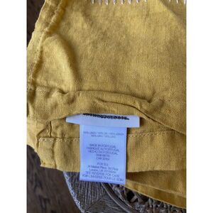 New Anthropologie Stitched Linen Curtain Panel 127x274cm