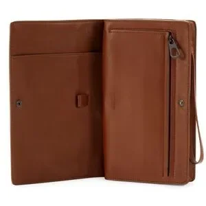 New Authentic BOTTEGA VENETA Leather Checkbook Wallet