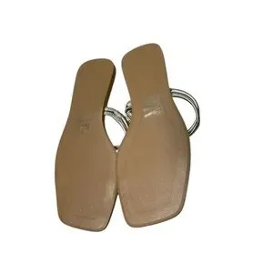New Azalea Wang Orange Coral Sandals