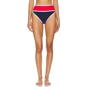 New BEACH RIOT Carlotta Bottom in Americana Colorblock Size XL