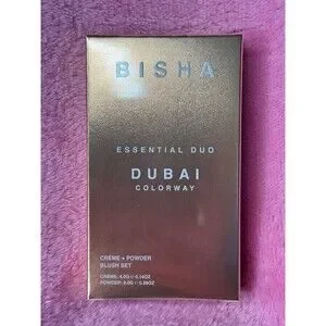 New Bisha Essential Blush Duo Dubai Colorway - Creme And Powder Set BNIB NWT