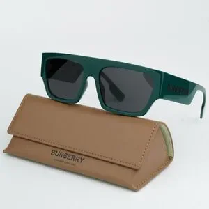 NEW Burberry BE4397U MICAH 407187 Green Dark Grey Unisex Sunglasses