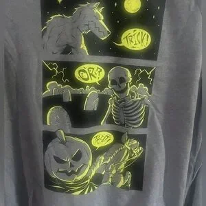 NEW Cat & Jack Halloween Pumpkin Head Headless Horseman Skeleton Werewolf XL-16