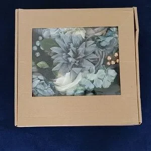 New Elegant Blue And White Floral Arrangement