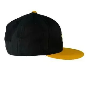 New Era 9Fifty NFL Pittsburgh Steelers Snapback Hat Black Gold M/L Retro