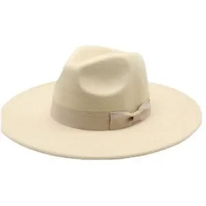 NEW Felt PANAMA Hat CREAM Ivory Bohemian Boho