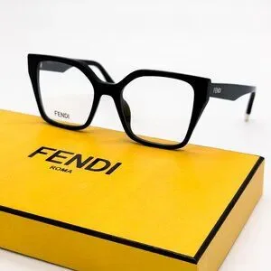 NEW FENDI FE50002I 001 BLACK WOMEN EYEGLASSES FENDI
