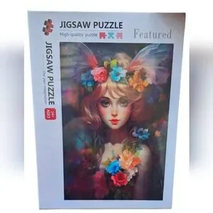 NEW Flower Fairy 1 000 Piece Jigsaw Puzzle Colorful Floral Fantsy Art