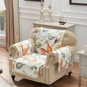 New Greenland Home Fashions Willow Armchair Protector 81" X 81"