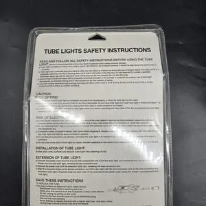 NEW Holiday Rope Lights CLEAR Tube Lights 18 Feet