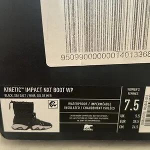 New In Box Women's SOREL Kinetic Impact NXT Snow Boot Size 7.5