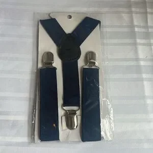 New Kids Navy Adjustable Suspenders - NIP