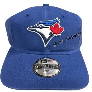 New Kids Toronto Blue Jays Hat Cap 9Twenty New Era MLB Adjustable Youth Baseball