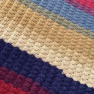 NEW Multicolor Crochet Baby Blanket