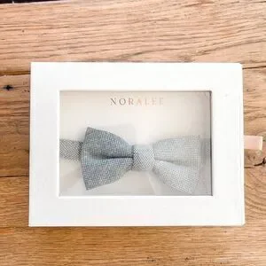 NEW Noralee Gray Little Boy Bow Tie