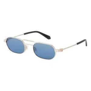 NEW OFF-WHITE SUNGLASSES OERI123 OFF-WHITE VAIDEN 7645 GOLD/BLUE