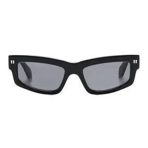 NEW OFF-WHITE SUNGLASSES OERI135 OFF-WHITE MIRAMAR 1007 BLACK/DARK GREY