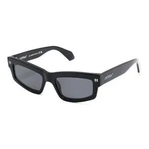 NEW OFF-WHITE SUNGLASSES OERI135 OFF-WHITE MIRAMAR 1007 BLACK/DARK GREY
