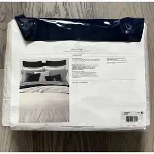 New Ralph Lauren King Duvet Cover Park Row Hayden True Cream 108"x 96"