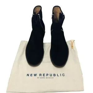 New Republic By Mark McNairy Terrance Boots Mens Size 12 Side Zip NWOT $180