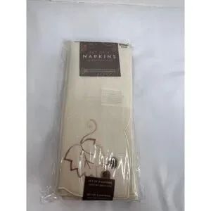 New (Set Of 4) Napkins Autumn Foliage