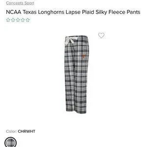 NEW Texas Longhorns Silky Fleece Pants - NWT. Med Large