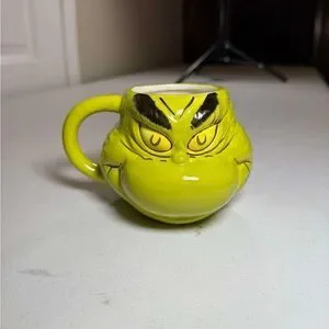 New The Grinch Christmas Coffee Mug Dr Seuss Vandor Sculpted Ceramic