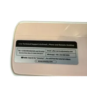 New Thermal Label Printer White/Pink