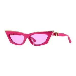 NEW VALENTINO SUNGLASSES WOMEN PINK CAT EYE EYEWEAR VALENTINO