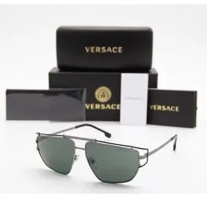 NEW VERSACE VE2202 1437/71 METAL MEN’S SUNGLASSES VERSACE VE 2202