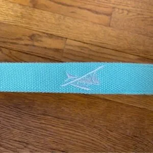 NEW Vineyard Vines Cotton Leather Belt Blue Brown Multiple Sizes NWT