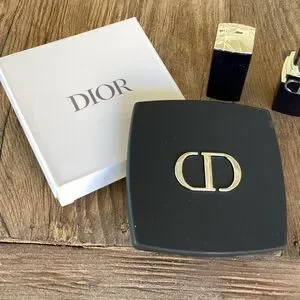 New W/ Box Christian Dior Makeup Compact Mirror & Mini Rouge Lipstick 772