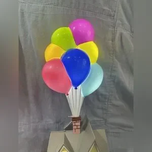 NEW Walt Disney Parks Disney Pixar's UP Table Top Light LED Lamp Balloon House