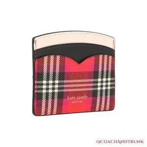 New With Tags KATE SPADE Blinx Owl Plaid Card Holder