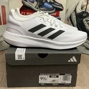 New Women Adidas Running Runfalcon 3.0 Wide Athletic Sneakers Sizes 8.5