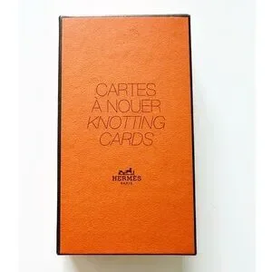 NIB Auth HERMÈS Cartes À Nouer / How To Tie Scarf Knotting Cards