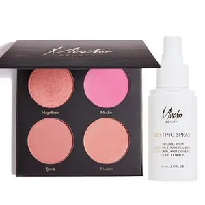 NIB Mischo Beauty Limited Edition Blush Palette & Hydrating Setting Spray Bundle